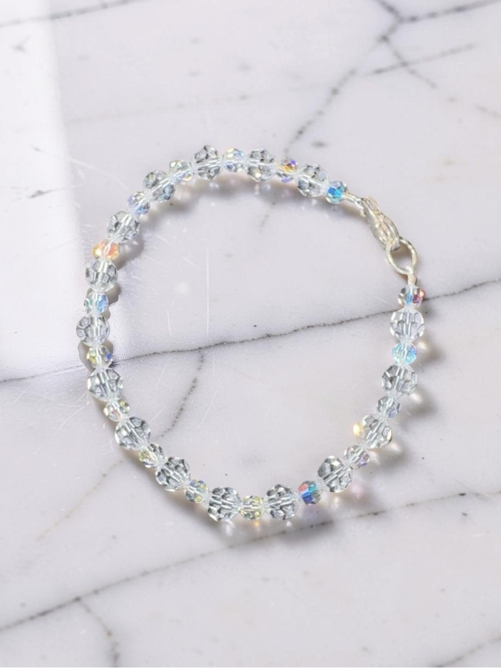 Aurora Borelis Crystal Beaded Set - Picture 4 of 5